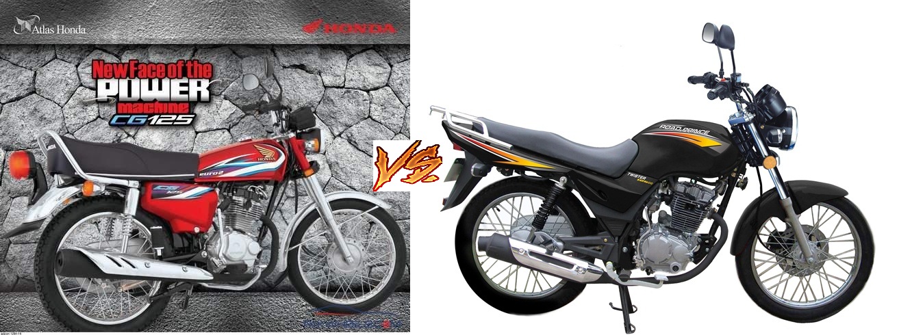 Honda CG 125 VS Road Prince Twister 125 Comparison