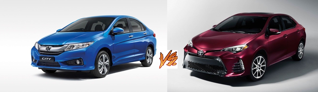 Honda City VS Toyota Corolla